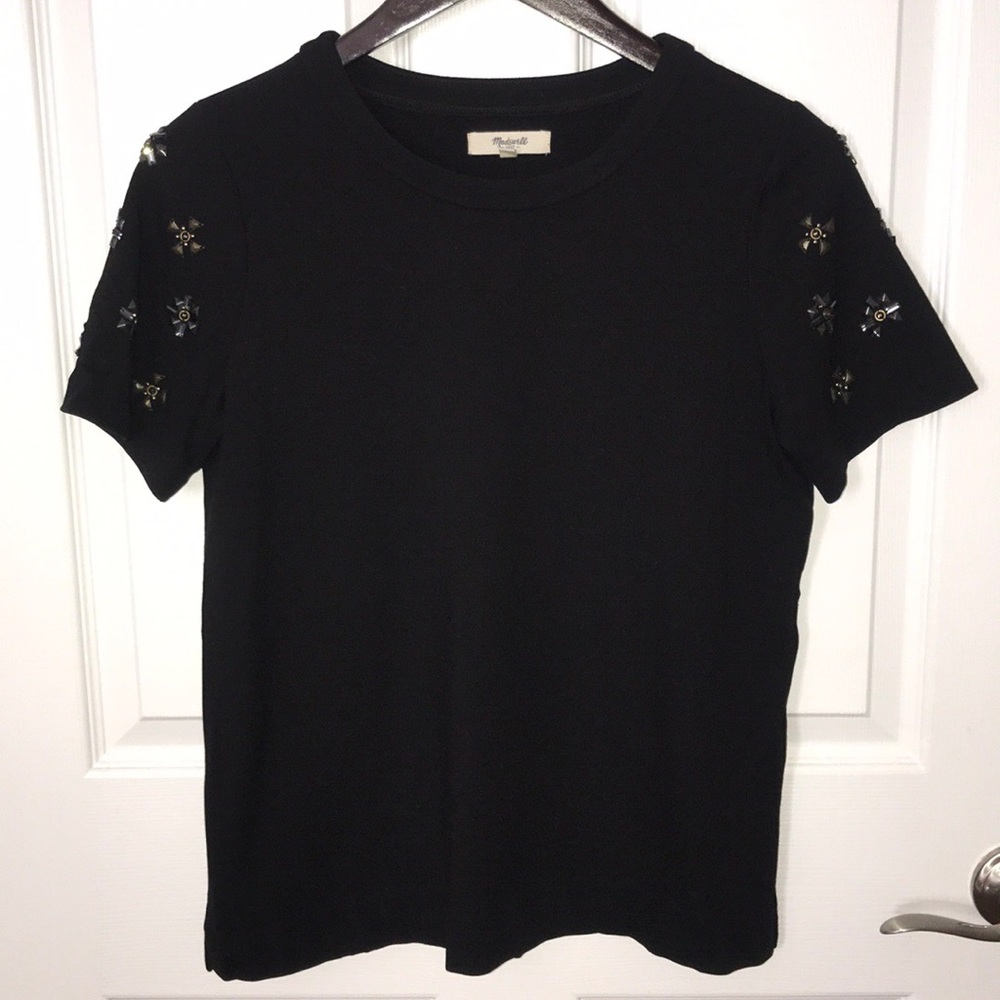 Madewell embellished top